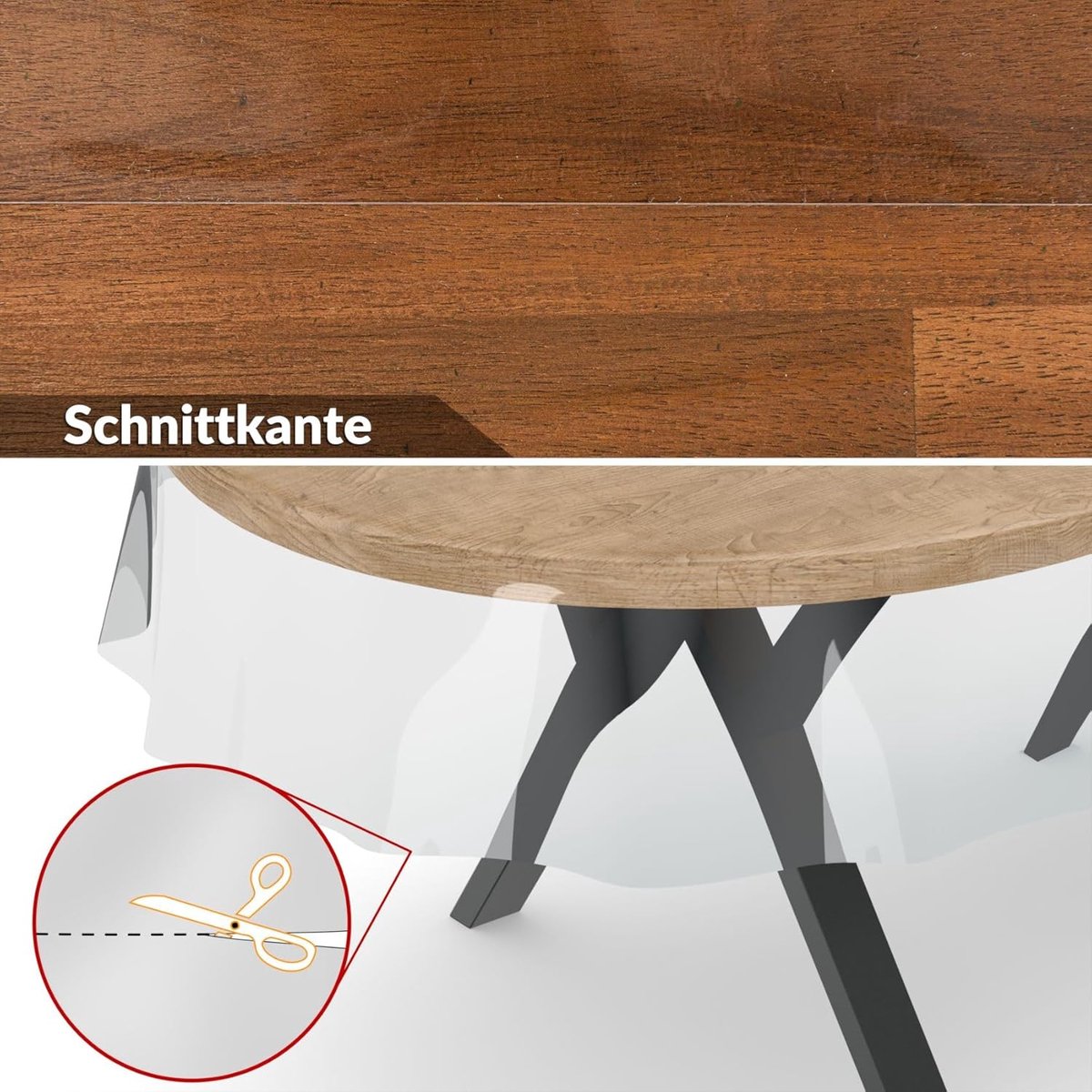 Transparant Tafelkleed 0,3 mm - Ovaal 200 x 140 cm, Beschermend en Onderhoudsvriendelijk