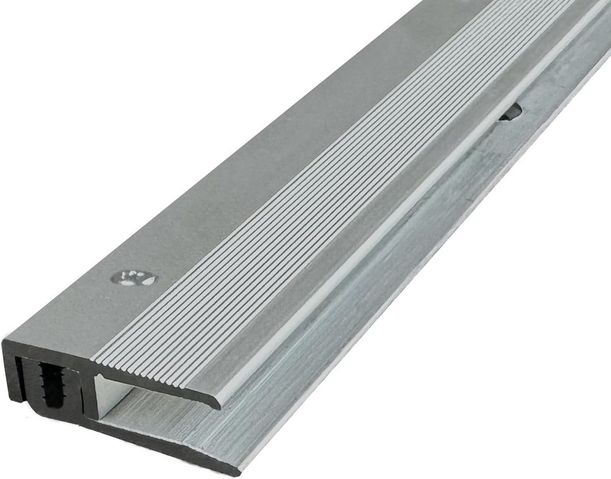 Profielsysteem voor parket- en laminaatvloeren van 7-16 mm - Eindprofiel Zilver 90 cm