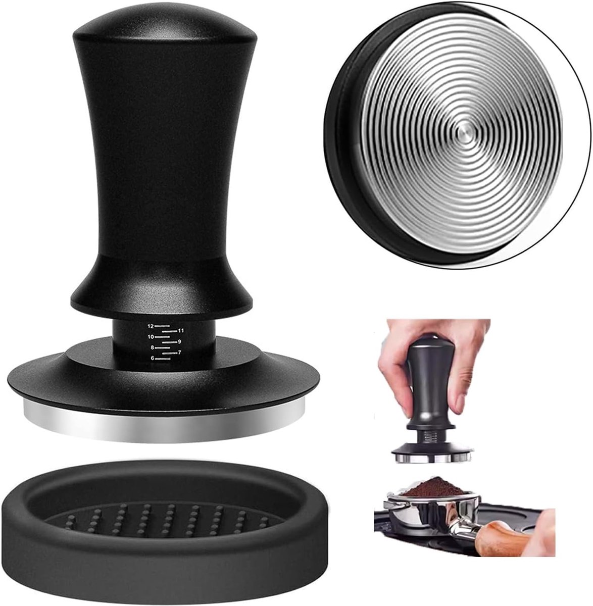 Espresso Tamper 58 mm met constante druk - Barista Accessoires voor Koffieliefhebbers