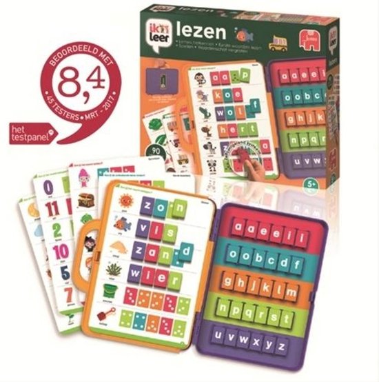 Jumbo - Ik Leer - Lezen - Educatief Spel - Vanaf 5 jaar - Koffer voor onderweg