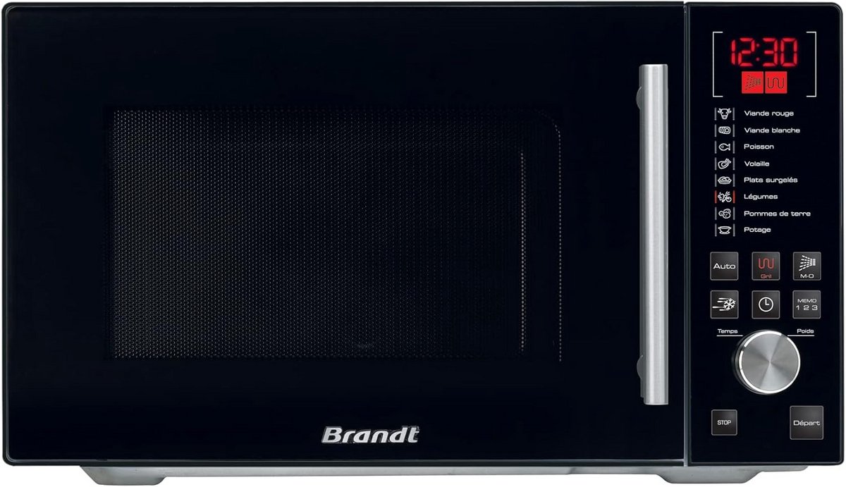 Vrijstaand Magnetron met Grill - 26L, 900W - 8 Automatische Kookprogramma's