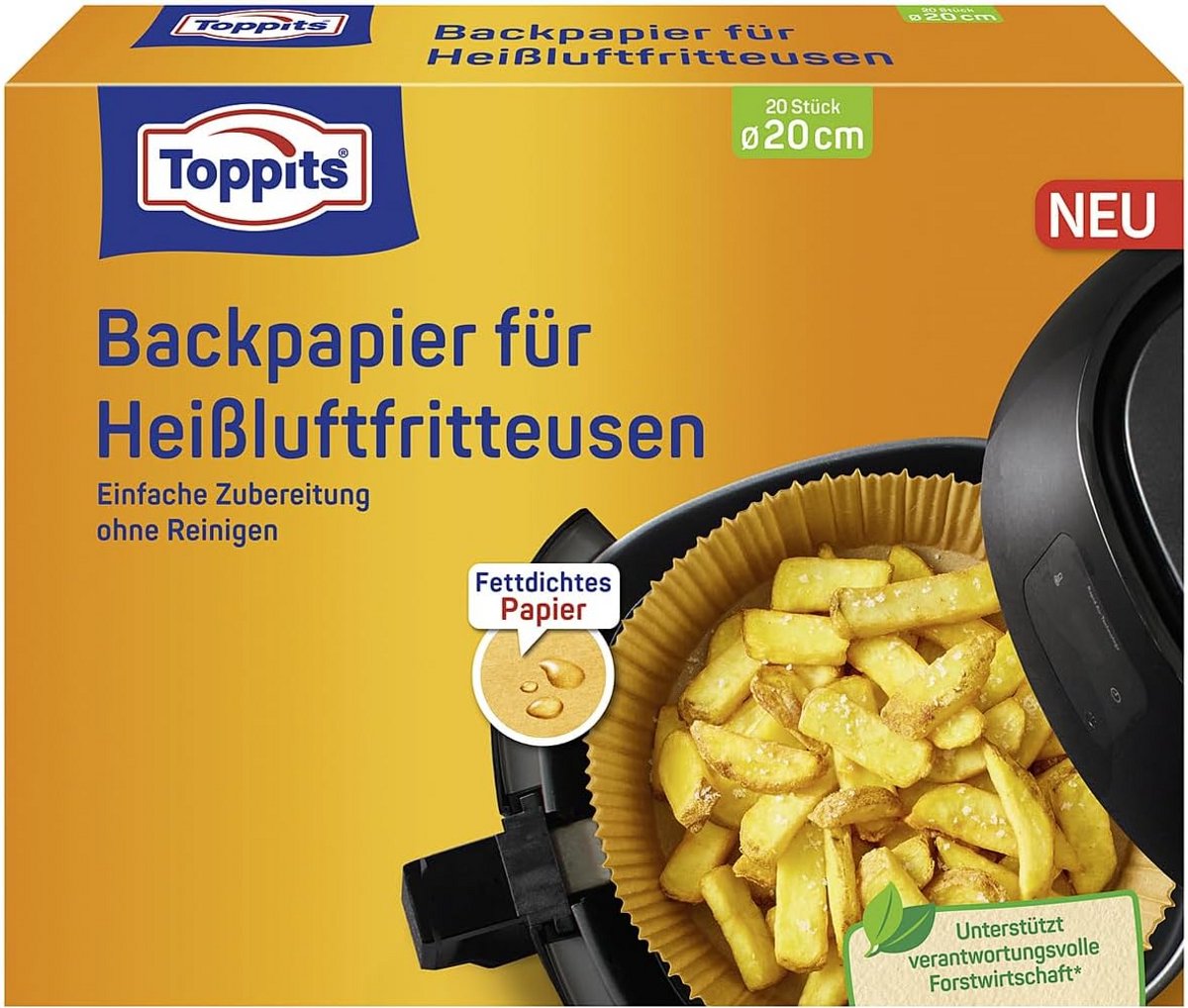Bakpapier voor Heteluchtfriteuses - 20 Stuks