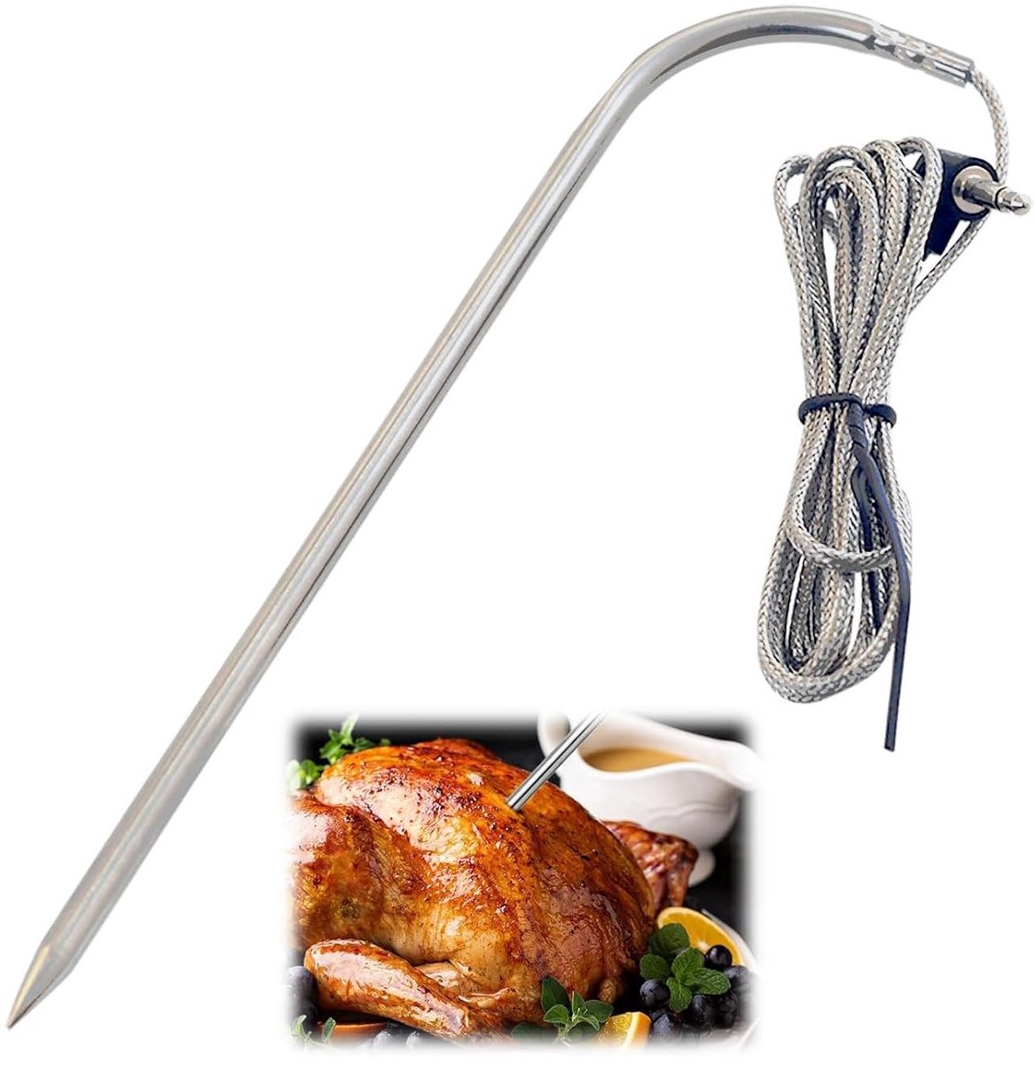 Temperatuursonde voor Vlees en Grill - Vleesthermometer en Barbecue Accessoires