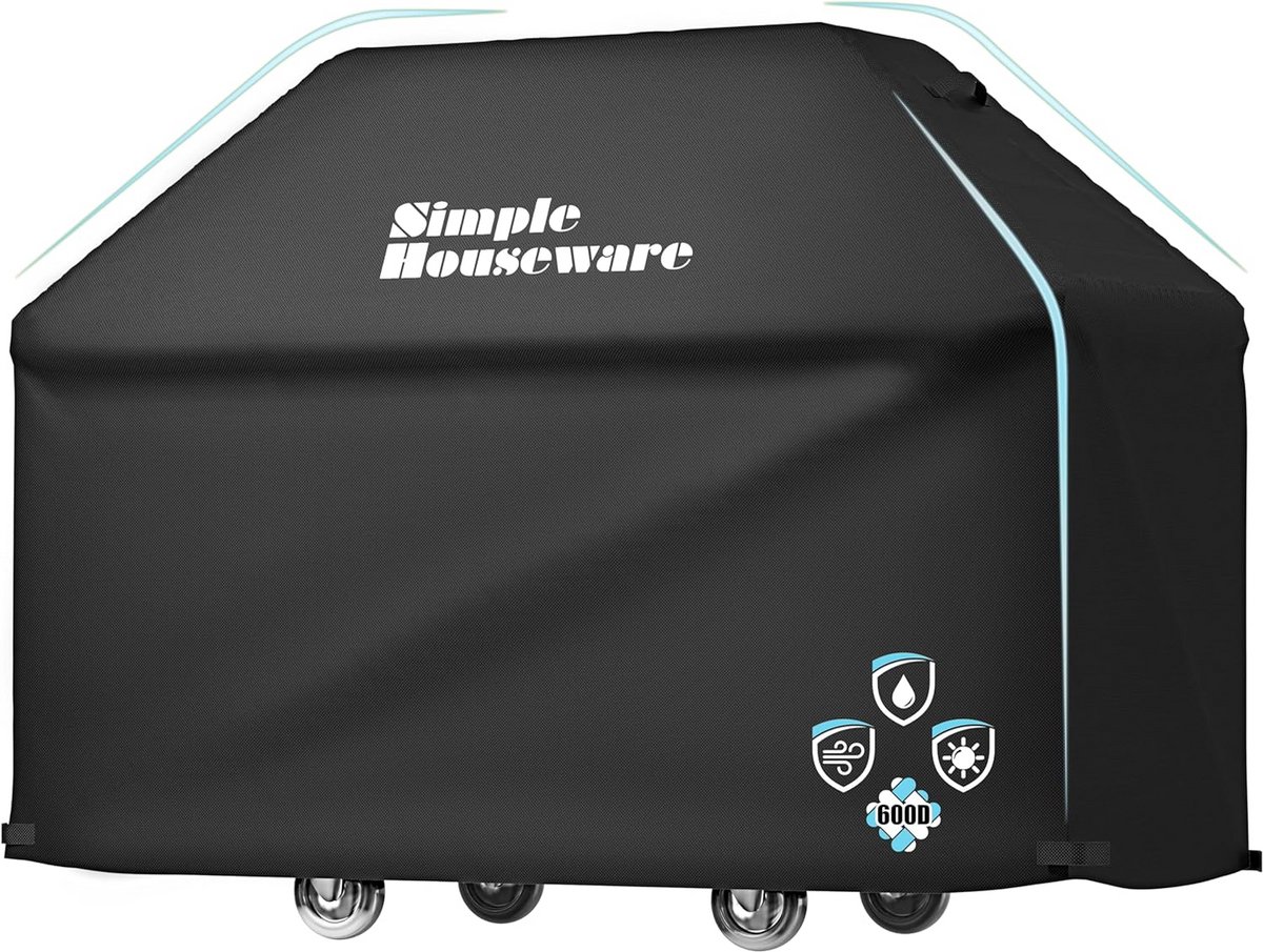 Waterdichte Heavy Duty BBQ Grill Cover 182,9 cm met UV-coating