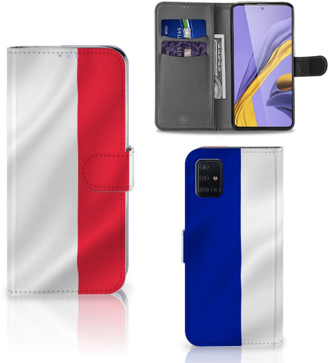 Samsung Galaxy A51 Bookstyle Case Frankrijk