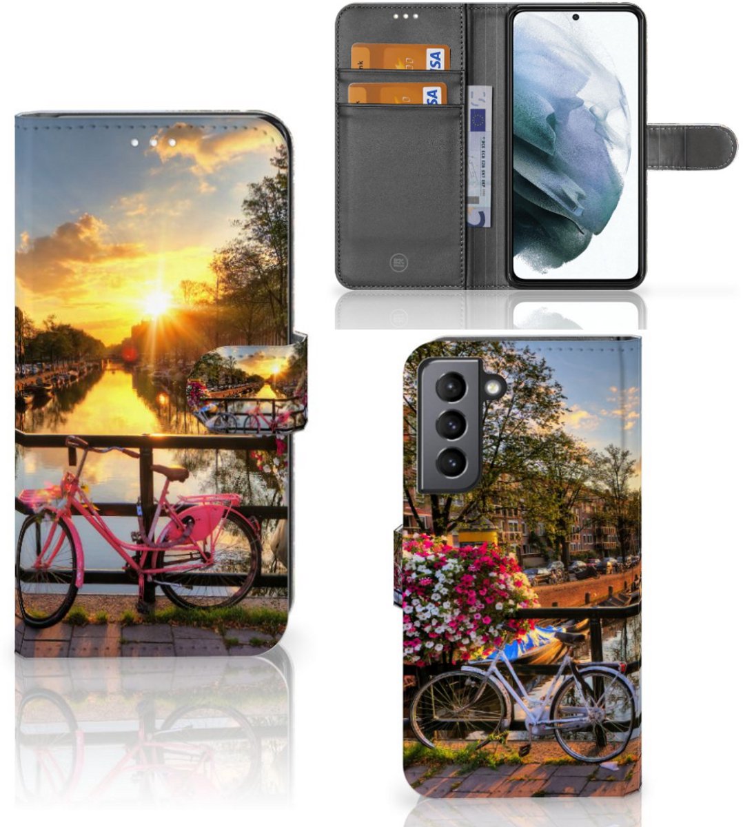Samsung Galaxy S21 FE Flip Cover Amsterdamse Grachten