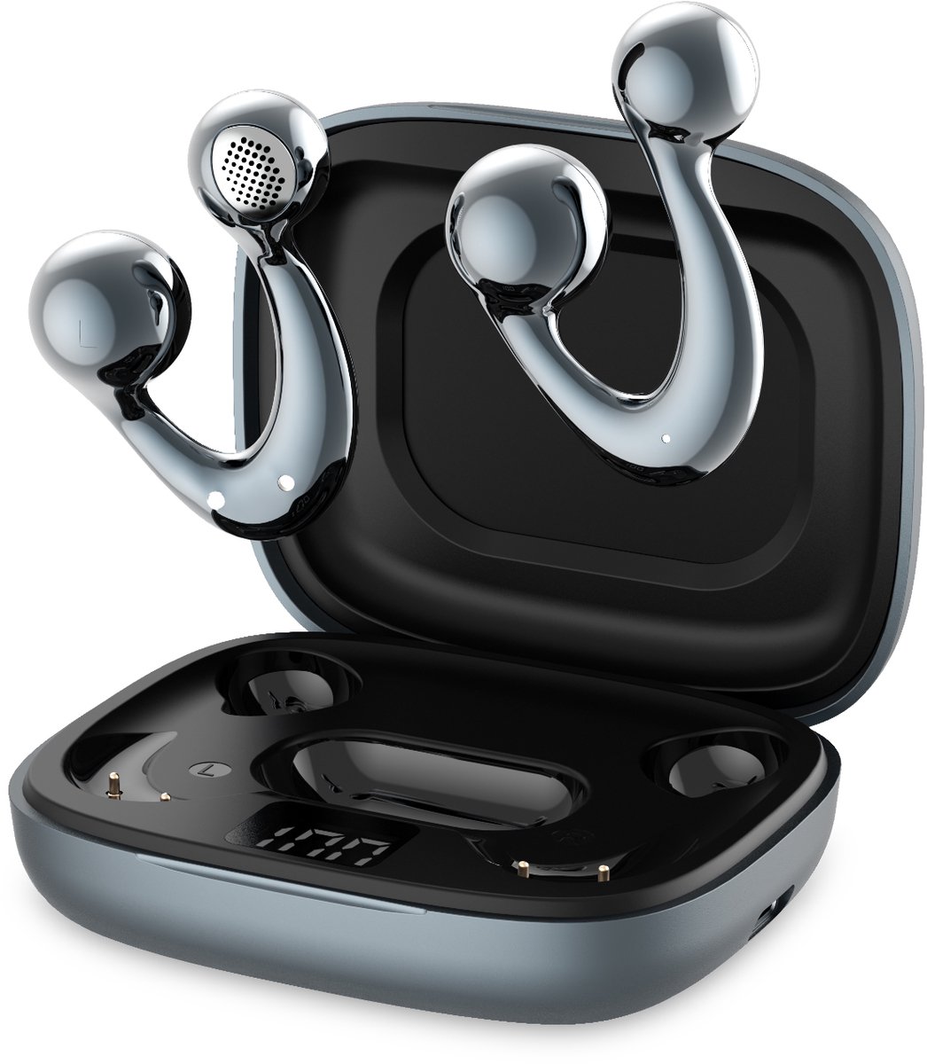 Hileo hi83 - Draadloze Oordopjes met Oplaadcase – Zwart - Earbuds - Bluetooth V6.0 – Draadloze oortjes – Geschikt voor IOS/Android - HD audio