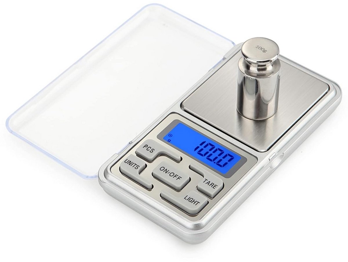 Digitale Precisie Weegschaal voor Sieraden en Edelstenen - Pocket Size 500g