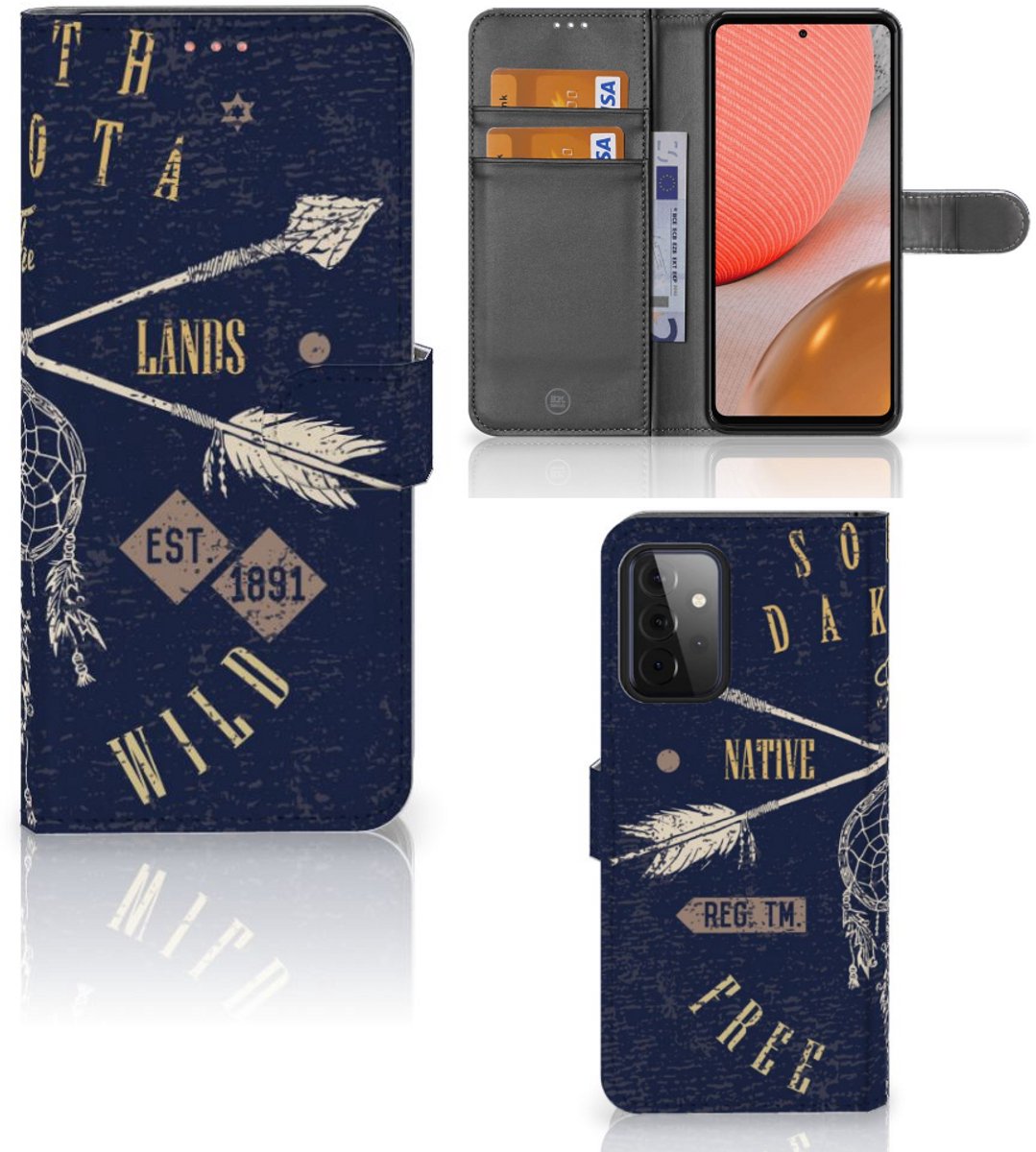 Samsung Galaxy A72 Flip Cover South Dakota
