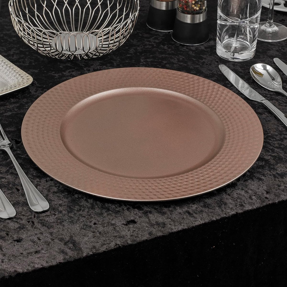 33cm Kerst Diner Oplader Platen Placemats - Herbruikbare Decoratie voor Eettafel