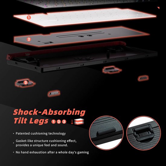Gaming Toetsenbord met Magnetische Schakelaar en Verstelbare Bediening - Rapid Trigger, 75% Ontwerp, Wit — afbeelding 4