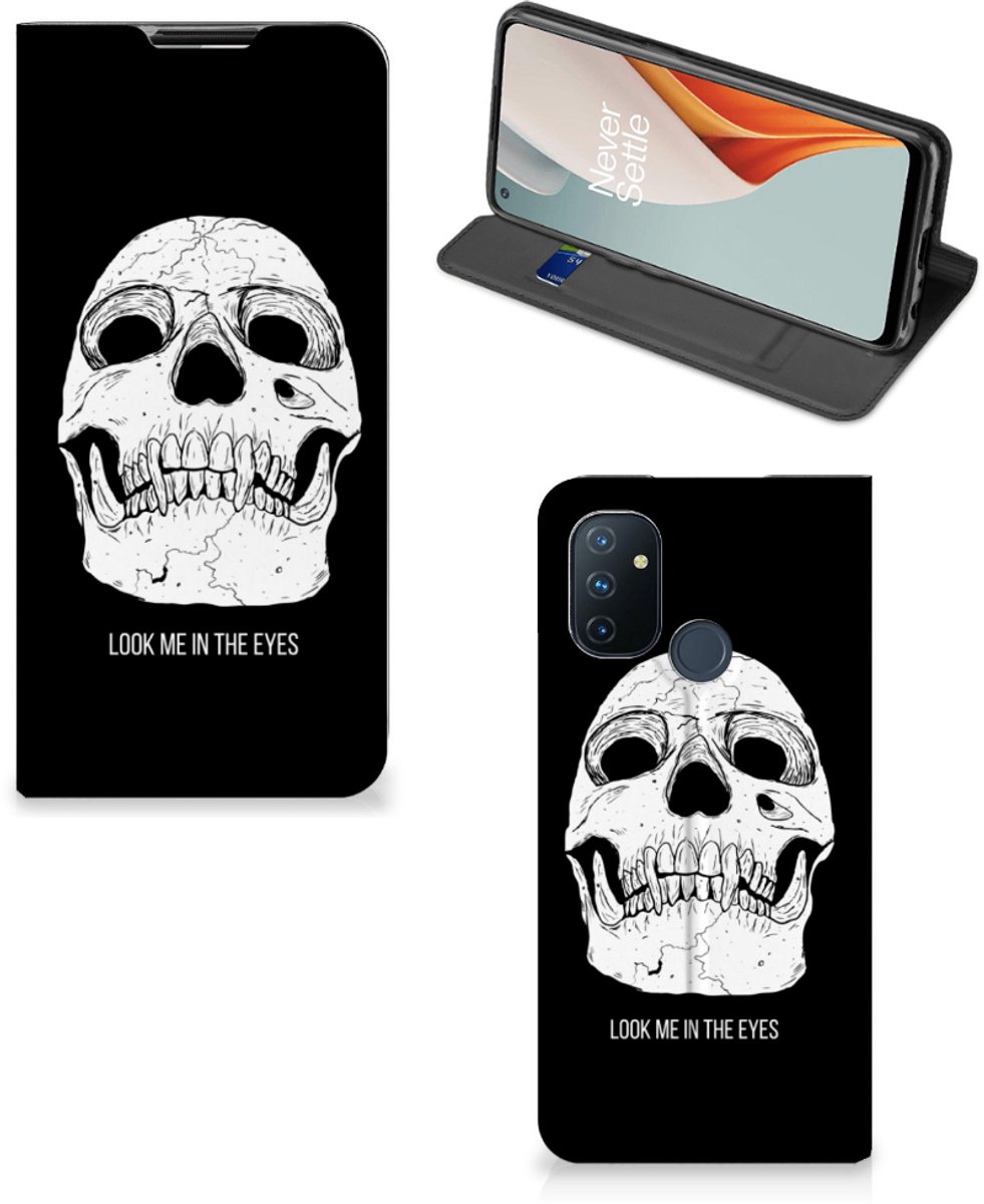 Book Case voor Mobiel BookCase OnePlus Nord N100 Skull Eyes