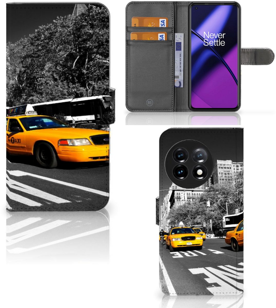 OnePlus 11 Flip Cover New York Taxi