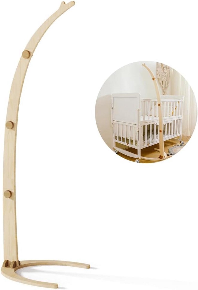 Houten Baby Mobile Houder voor Wieg en Tafel - DIY Frame voor Mobiele Decoratie