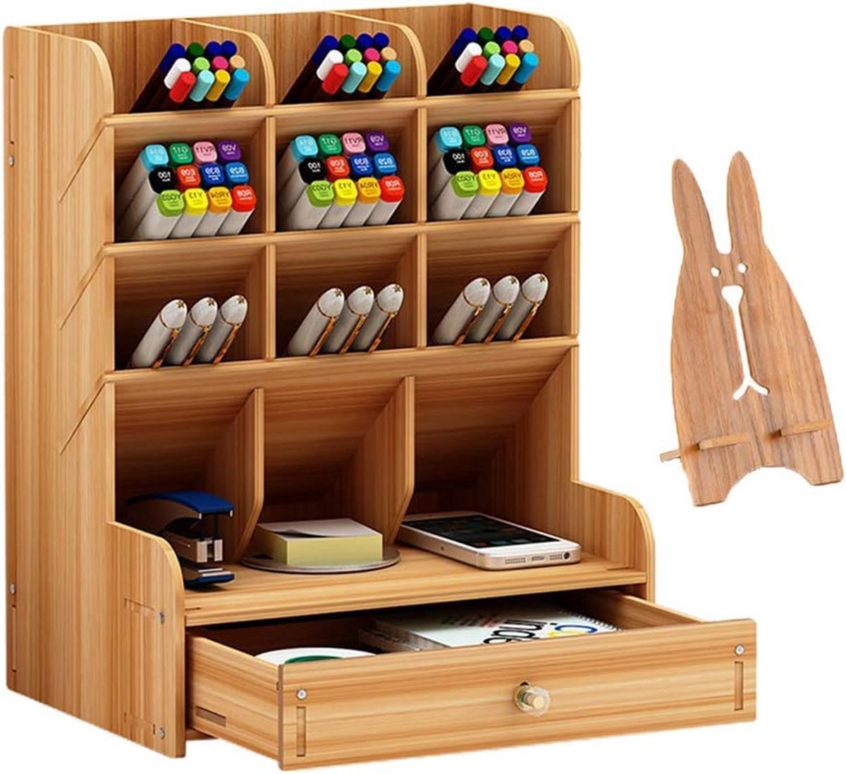 Multifunctionele Bureau-Organizer voor Kantoor en School met Lade