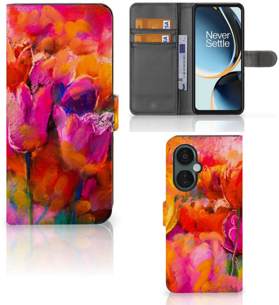 Hoesje OnePlus Nord CE 3 Lite Tulips
