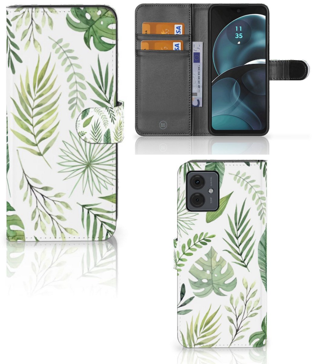 Motorola Moto G14 Hoesje Leaves