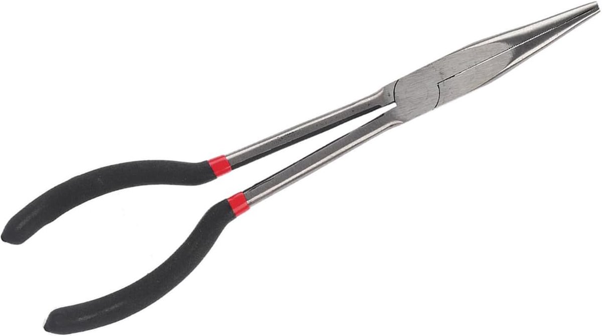 Lange Punttang - Precisie Tang - Klus Werk - Gehard Staal - 28 cm Lengte