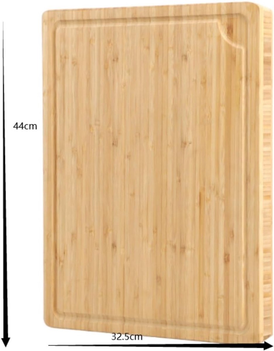 Houten Snijplank - Keuken Hakblok - Bereiden van Maaltijden - Gepersonaliseerd Cadeau - 49 x 8 x 37 cm — cadeau in Cadeau-ideeën - foto 6