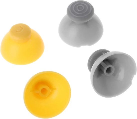 Joystick Doppen - Controller Caps - Controller Reparatie - Set van 10 - Geel Grijs — afbeelding 2
