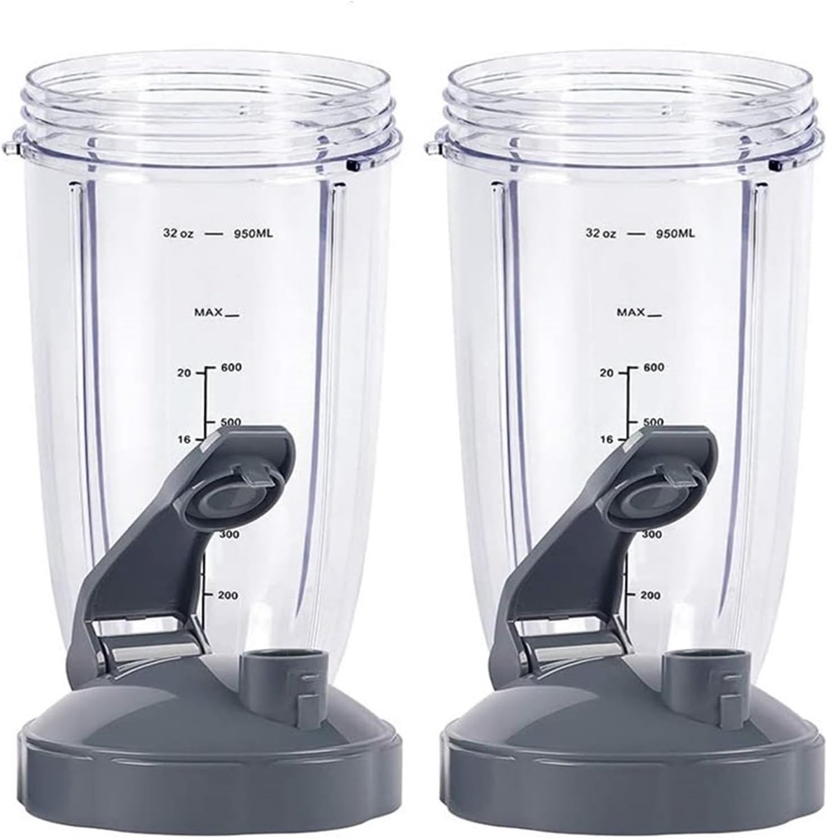 Vervangende Bekers Blender Accessoires Smoothie Maken Klapdeksel Inbegrepen 2 Stuks 32oz