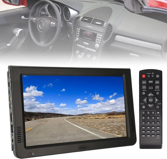 Draagbare Televisie - Mobiele TV - Buiten Gebruik - Ingebouwde Batterij - 10 Inch Scherm — afbeelding 5