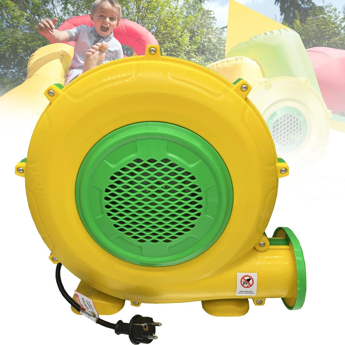Elektrische Luchtblazer - Pomp Ventilator - Springkussen Opblazen - Krachtige Luchtstroom - 370W tot 950W