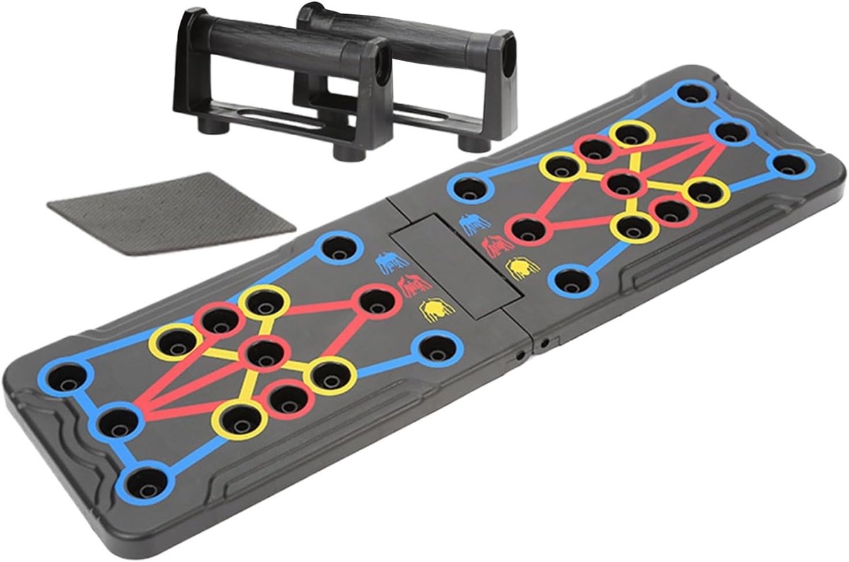 Push Up Board - Krachtstation - Borst Training - Multi-Angle Ontwerp - 66x19.5cm