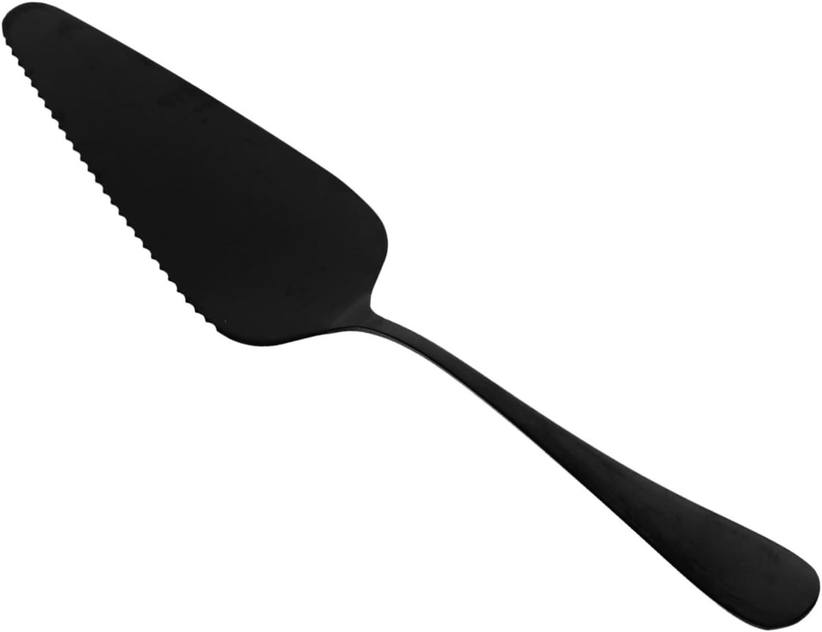 Taartschep - Pizza schep - Taarten serveren - Gekarteld snijvlak - 221 cm - Zwart