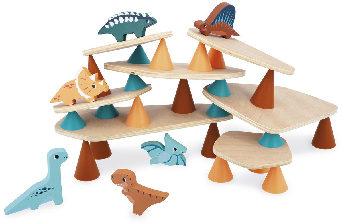 Janod - Dino - Stapel spel