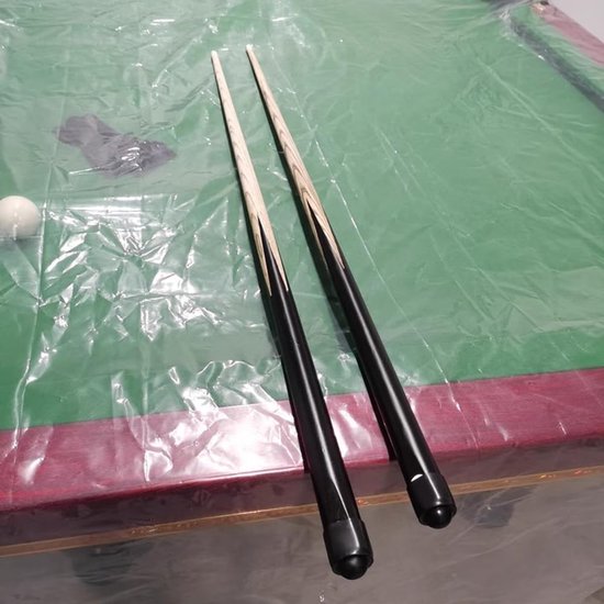 Snooker Keu Set - Biljart Keu - Spel Uitoefenen - Handgemaakt Vakmanschap - 120CM — afbeelding 3