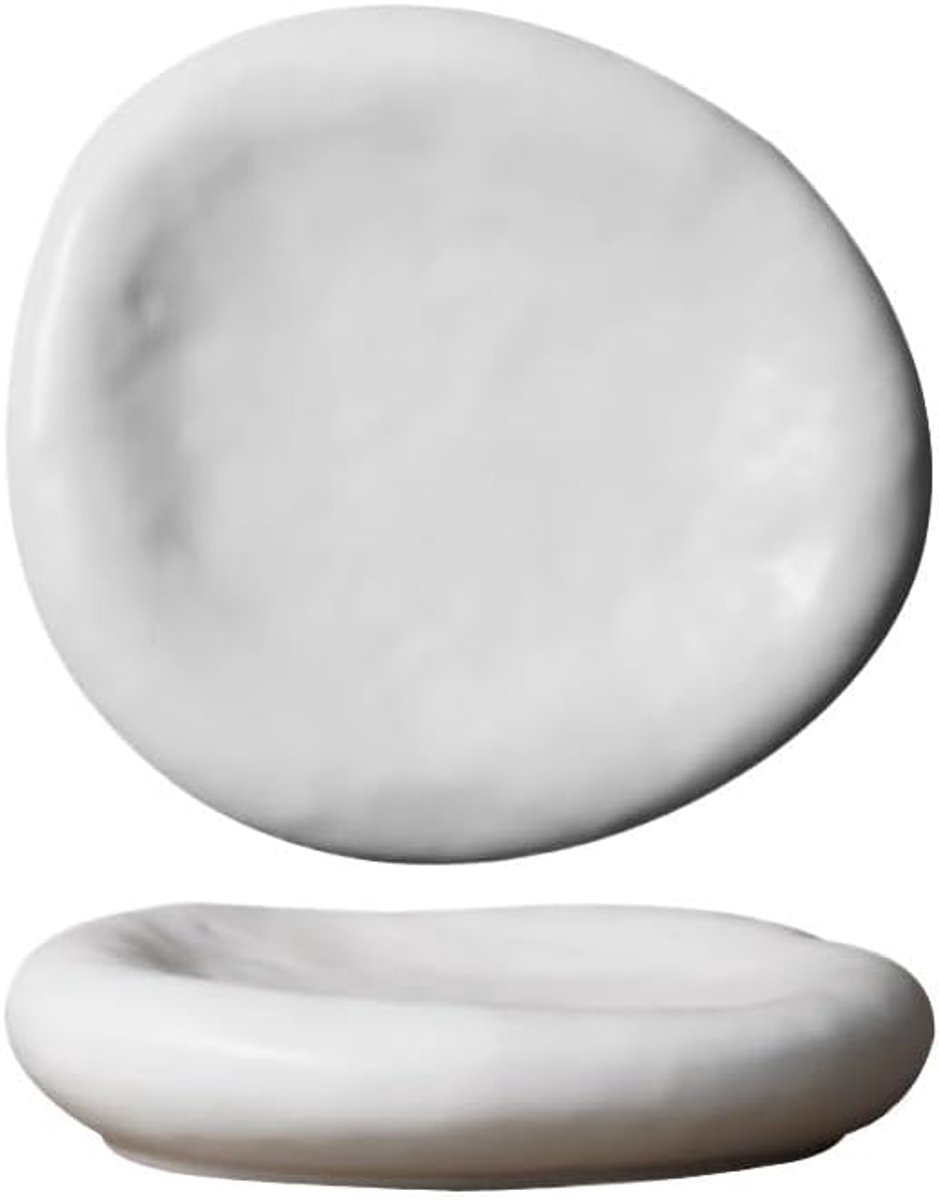 Grote Dinerborden - Keramische Borden - Dagelijks Gebruik - Stapelbaar Ontwerp - 8 Inch