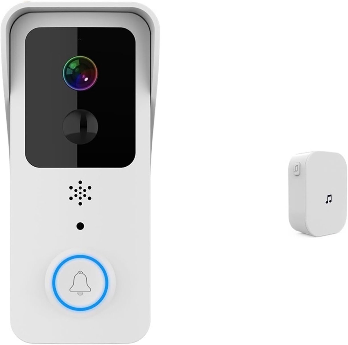 Visuele Deurbel - Slimme Camera - Veilig Huis - Dubbel WiFi - 140mm x 45.5mm