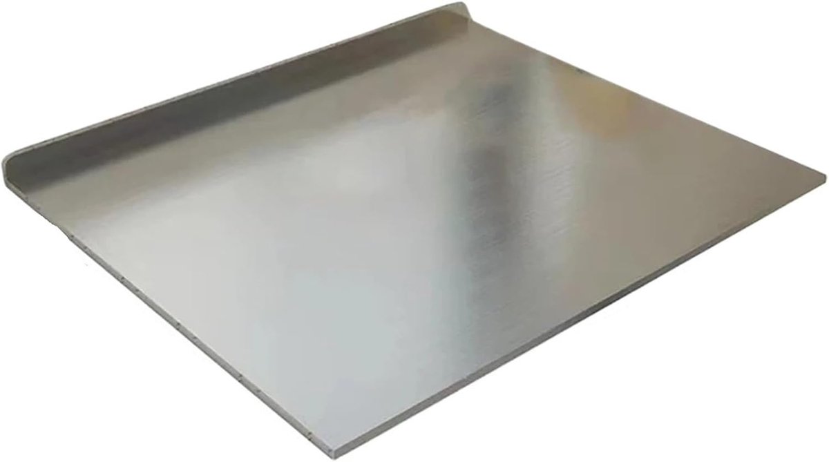 Snijplank - Keukenplank Hakplank - Groenten Vlees Snijden - Duurzaam Metaal - 40x30 cm - Zilver