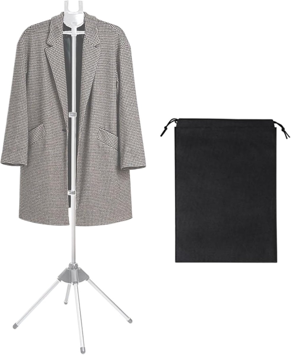 Stoomkleding Standaard - Kledinghanger Stoom - Kleding Stomen - Opvouwbaar Draagbaar - 160cm Hoogte - Grijs
