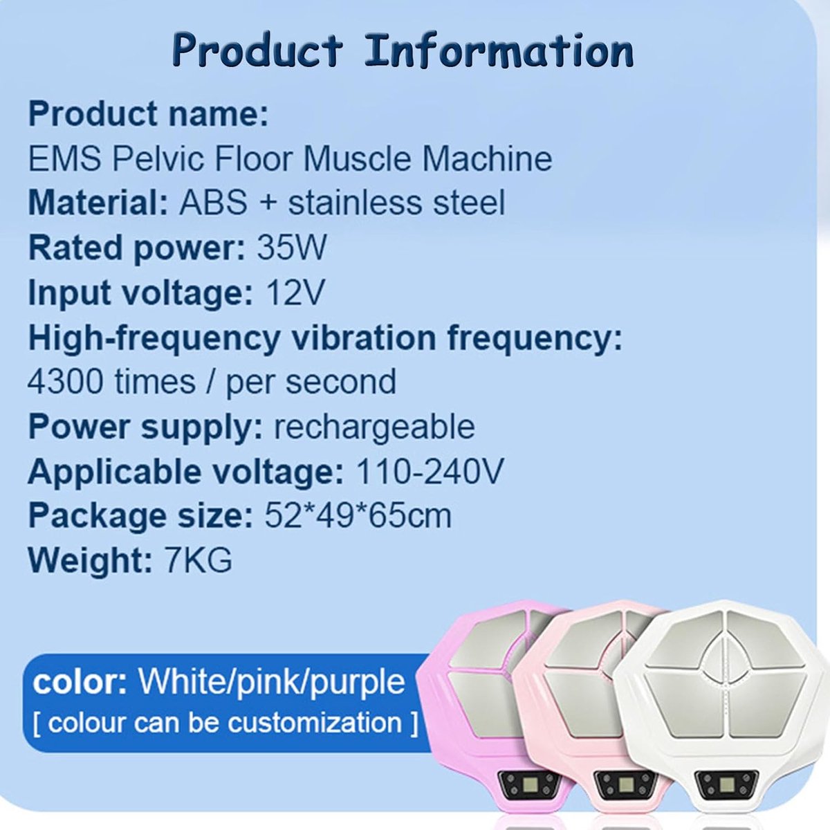 Bekkenbodem Trainer - Spierversteviger - Bekkenbodem Training - 12.000 Stimulaties Per Minuut - Roze