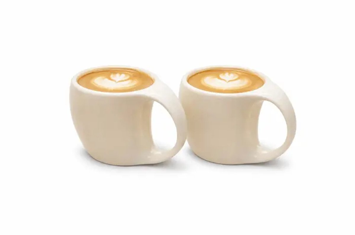 Aesthetic Collectie – Keramische Koffiekopjes 200 ml (Set van 2)