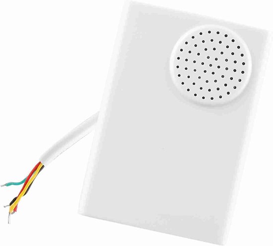 Bedrade Deurbel - Alarm Chime - Thuisbeveiliging Kantoor - Luid Helder Geluid - 9.98 x 6.99 x 3.99 cm - Wit — afbeelding 4