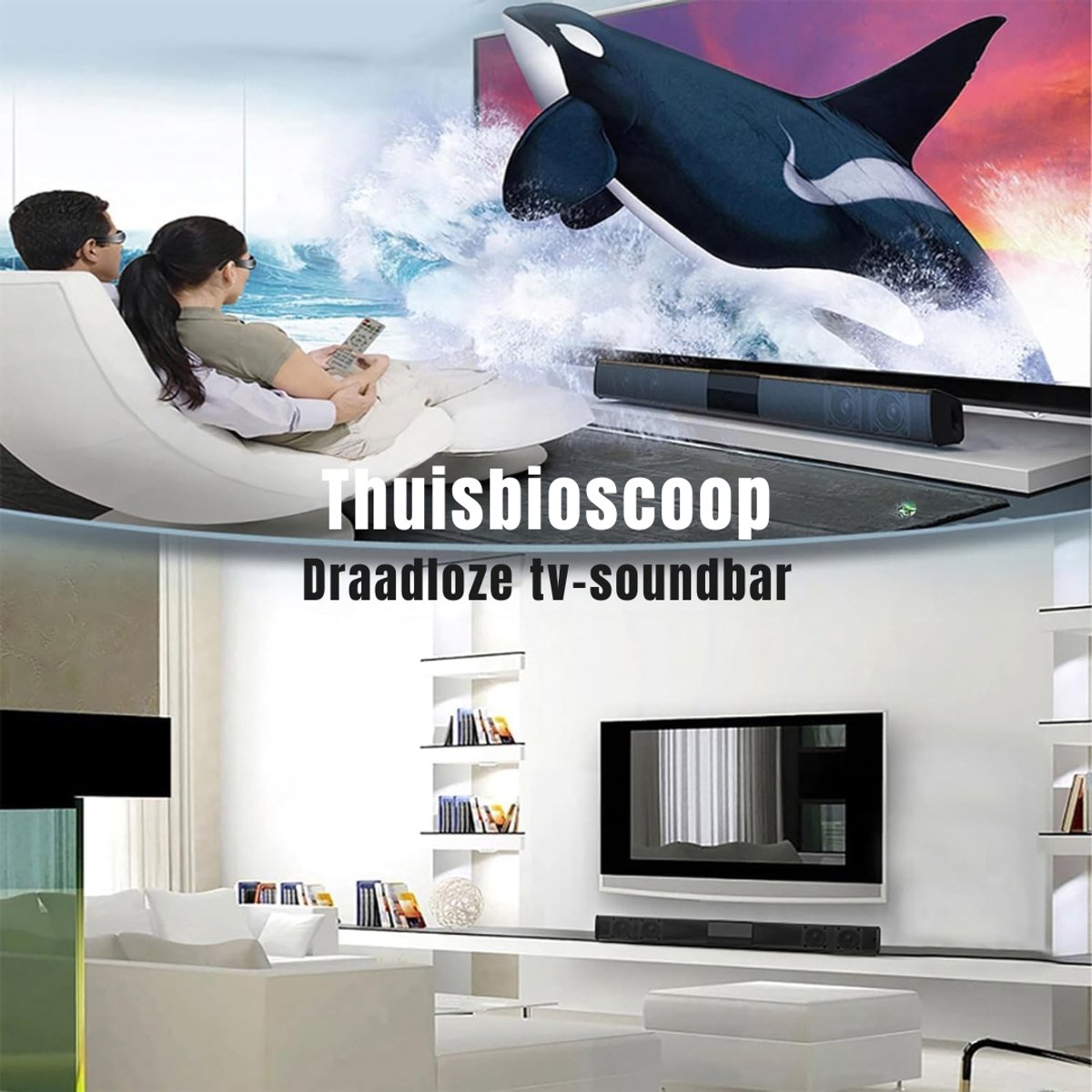 Groupe SEB SVN® Soundbar met DSP-Technologie - Bluetooth - Zwart - afbeelding 3