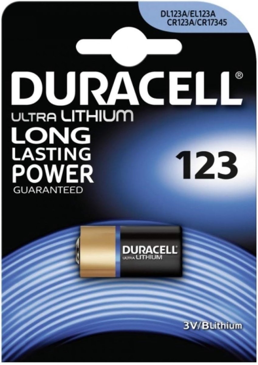 Lithium Batterij - Knoopcel Batterij - Camera Apparatuur - 3 Volt Vermogen - CR123A Formaat