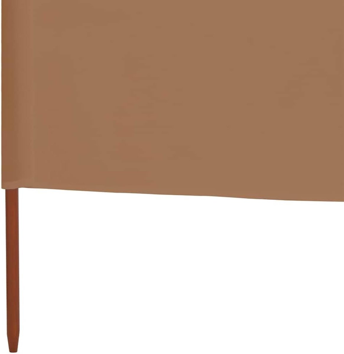 Windscherm 5 panelen - Buitenscherm privacy - Bescherming buiten - Opvouwbaar ontwerp - 600 x 80 cm - Taupe