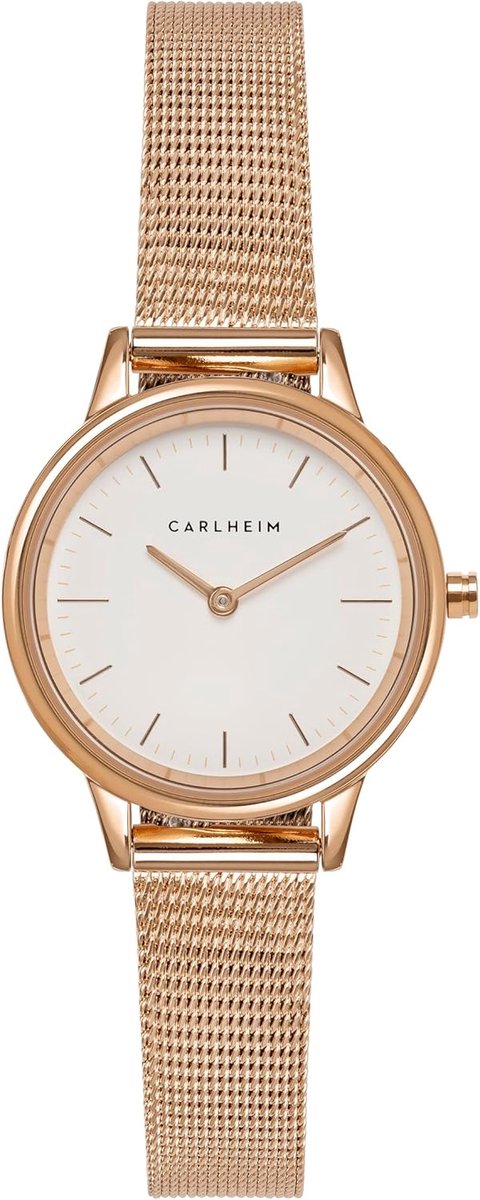 Dameshorloge Klein - Elegante polshorloge - Dagelijks gebruik - Japans kwartsuurwerk - 28mm kast - Rosé goud