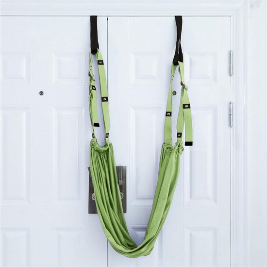 Yoga Touw - Flexibiliteit Trainer - Backbend Splits - Krachtige Stretch - 28x14x13 cm - Groen — afbeelding 5