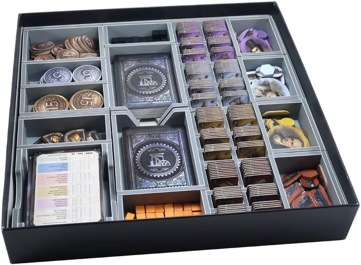 Spel Accessoires - Spelmateriaal - Tabletop Gaming - Kartonnen Materiaal - 29.5 x 29.5 x 8.5 cm - Multicolor