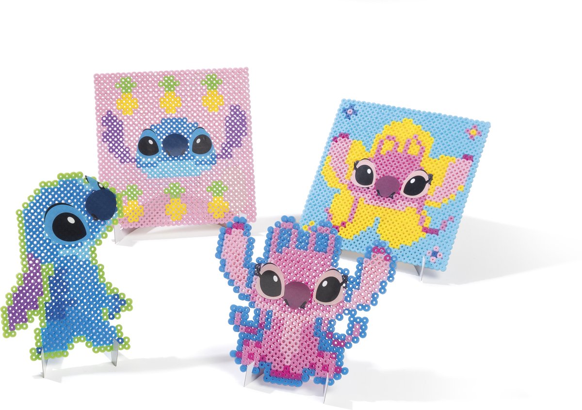 Disney Stitch& Angel Totum strijkkralenset 2600-delig met 2 legbordjes - creatief speelgoed meisjes en jongens vanaf 5 jaar — afbeelding 2