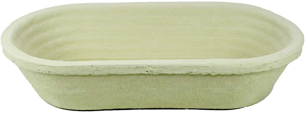 Rijsmandje Houtpulp Ovaal 32x16cm (700 tot 1200 gram deeg)