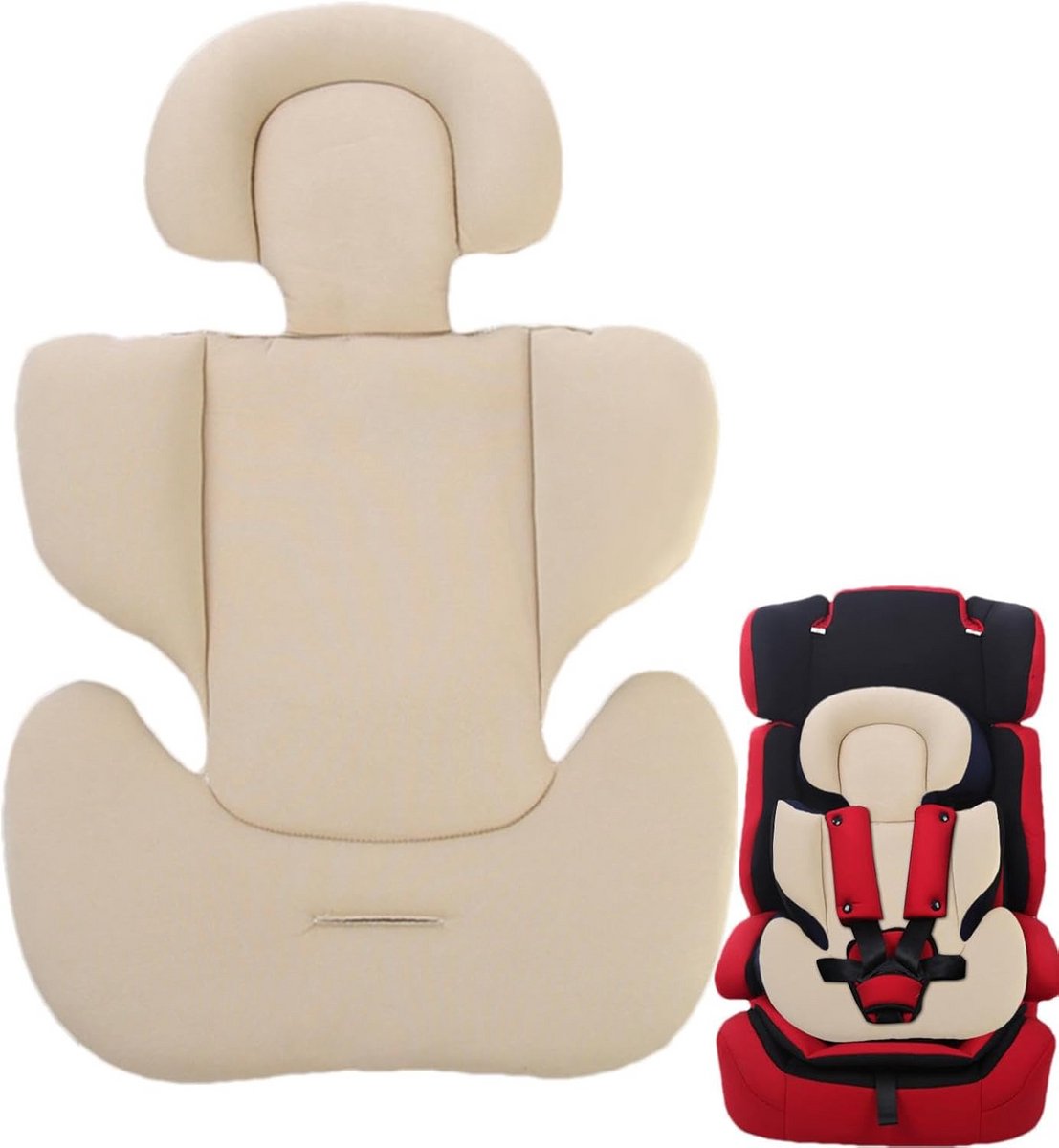 Universele Zitverkleiner met Hoofdsteun voor Kinderwagen, Autostoel en Babyzitje