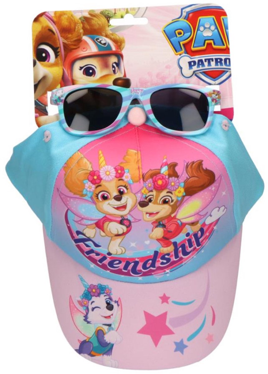 Paw Patrol Vriendschapszonnebrillen en honkbalpet set