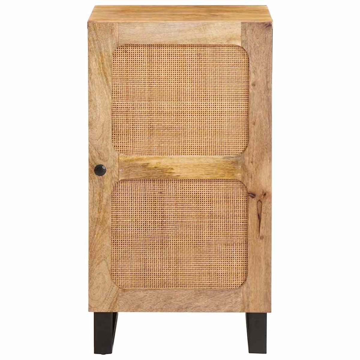 vidaXL - Dressoir - met - opslag - Bruin - 40 - x - 33 - x - 75 - cm - Massief - Mango - Hout