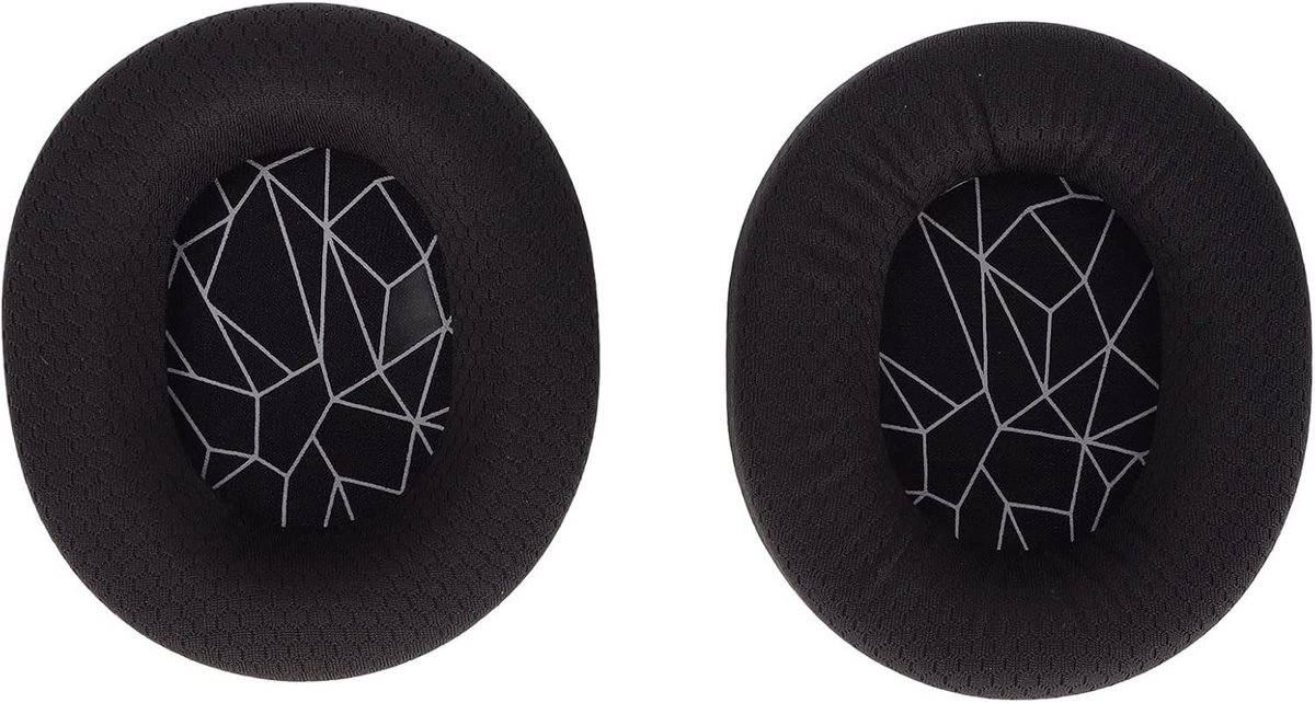 Vervangende Oorkussens voor Gaming Headsets (Zwart Eiwitleer & Traagschuim)